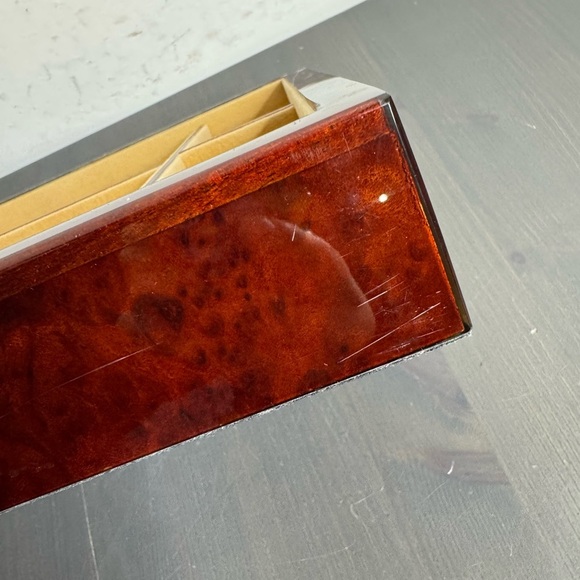 Neiman Marcus Wood Vanity Tray Brown - Picture 5 of 12